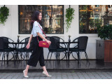 XMAS Clutch and Crossbody - In Natural Milled Leather - Purple