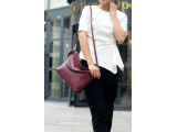 GINA Hobo - In Natural Milled Leather - Purple Rasin-GX99-95