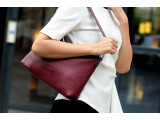 GINA Hobo - In Natural Milled Leather - Purple Rasin-GX99-95
