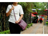 PATOO  Hobo - In Natural Milled Leather - Claret- FP11-92