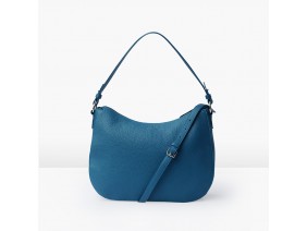 LUNA Hobo - In Natural Milled Leather - Egyptian Blue- GX01-72