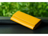 STORY - Ví 2 gấp nữ da bò thật màu vàng- FP06-501