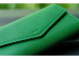 VIC - Ví 3 gấp nữ da bò thật màu Xanh lá cây- FP05-601