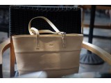 MAINO TOTE  - In Natural Milled Leather - Beige  -GZ59-26