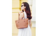 KIARA Tote bag - In Natural Milled Leather - Brown-GW01-20