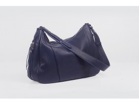 VARIA Hobo - In Natural Milled Leather - Blue Navy- GQ01-71