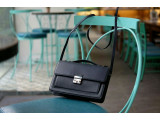 Bag - In Natural Milled Leather - Black - GO65-10