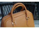 MOLLU Shell - In Natural Milled Leather - Brown, GO55- 20