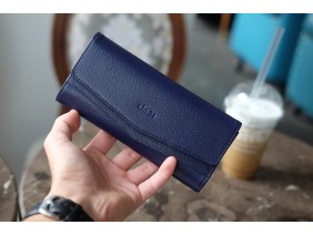 WALLET CERA - Ví nữ da thật - Xanh tím - HP71-70