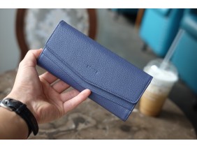 WALLET CERA - Ví nữ da thật - Xanh coban - HP71-71