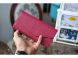 WALLET NAMIKO - Ví nữ da thật - Hồng tím- HP73-37