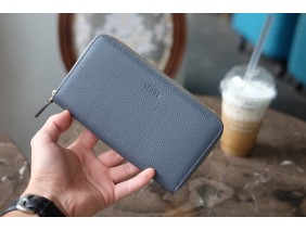 WALLET YOKO- Ví nữ da thật - Xanh navy - HP74-71