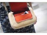 HY24-20- Crossbody bag - In Natural Milled Leather - Brown