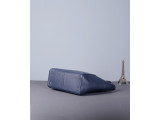 DEA TOTE - In Natural Milled Leather - Navy Blue