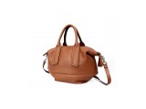 ELMO Crossbody - In Natural Milled Leather - Brown- FQ16 -20