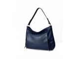PATOO  Hobo - In Natural Milled Leather - Blue Navy -FP11-71
