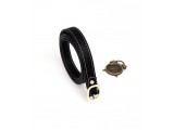 Women's belts - In Natural Milled Leather -  Black