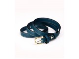 Women's belts - In Natural Milled Leather - Teal