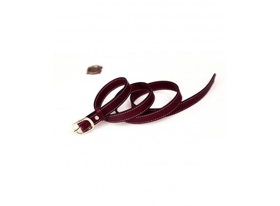Women's belts - In Natural Milled Leather -  Ane More